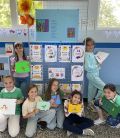 Ученици от ЦДО 2-8 с учител Ивелина Динева моделираха глаголицата по повод 24 май - ОУ Кирил Христов - Стара Загора
