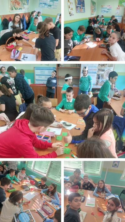 Ден на четенето, учениците от IV "А" и IV "Г" 3